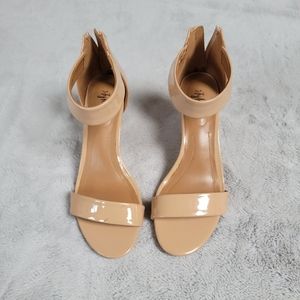 Style and Co 3 inch heels nude